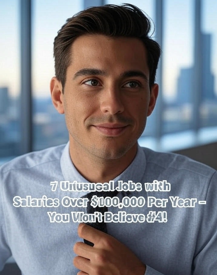 7 Unusual Jobs with Salaries Over $100,000 Per Year – You Won’t Believe #4!