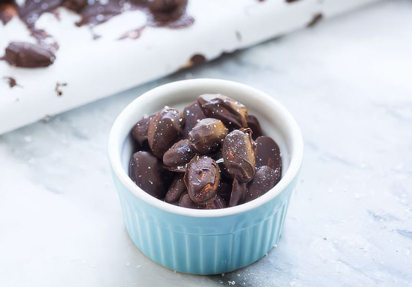 Dark Chocolate-Covered Almonds