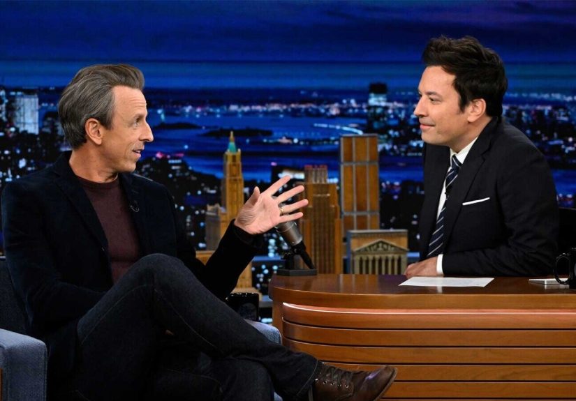 Lorne Michaels Believes That Seth Meyers and Jimmy Fallon’s Jobs Are Safe  For Now