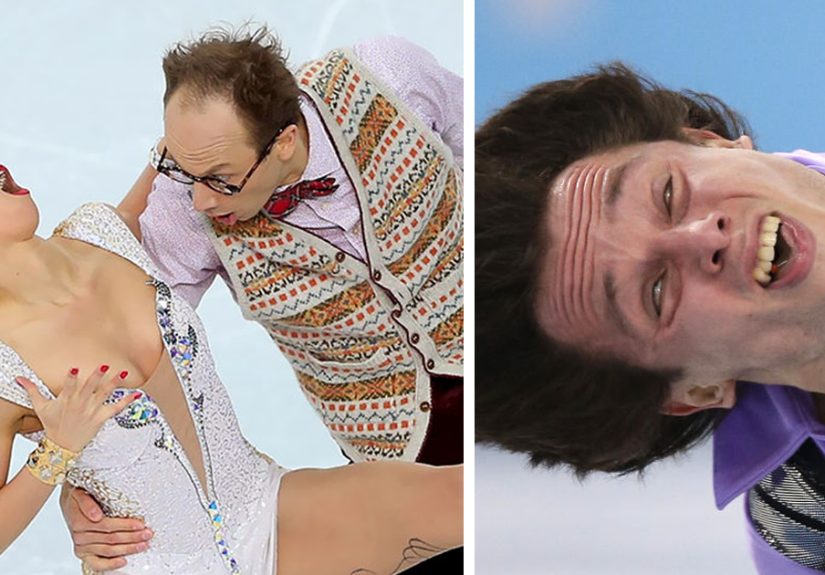 31 Hilarious Olympic Figure Skater Faces That Show Why Cameras Should Be Banned In Some Sports