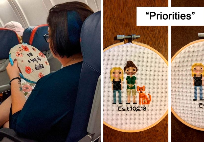 50 Times People Who Do Not Believe Cross-Stitching To Be A Boring Hobby Made These Incredible Things
