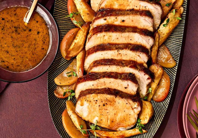 Apple Brandy Pork Loin for Your Holiday Feast