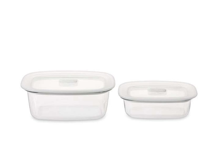 Bormioli Rocco Microwavable Glass Food Storage - Rectangular