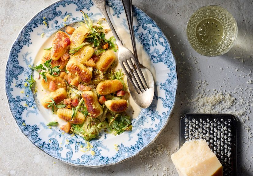 Crispy Gnocchi in Parmigiano-Reggiano Cream Recipe