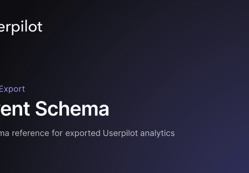 Event Schema - Userpilot Knowledge Base