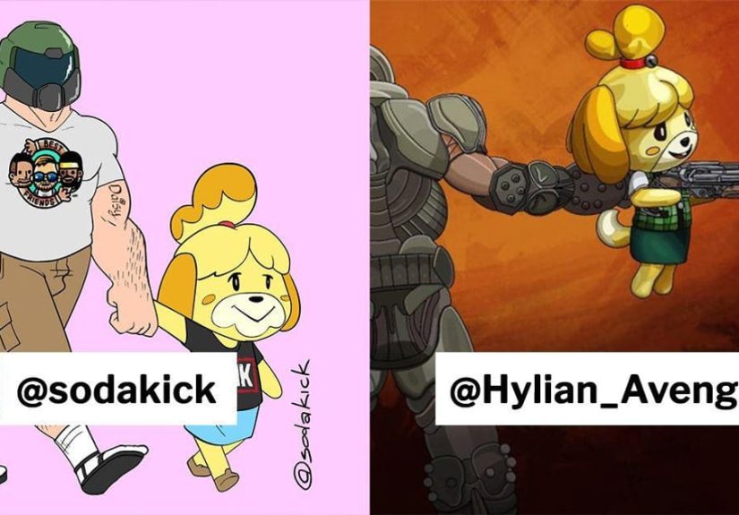 Fans Are Mashing Animal Crossing And Doom Eternal And The Results Are Deadly Cute