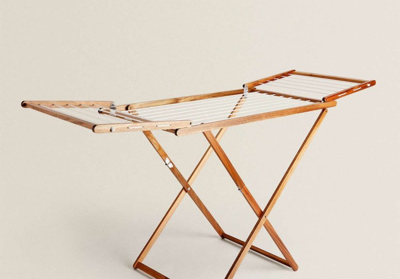 Folding Wooden Clothes Horse