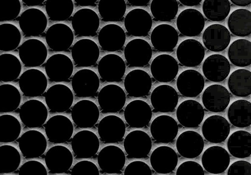 Glazed Porcelain 3/4 in. Penny Tile Gloss Black