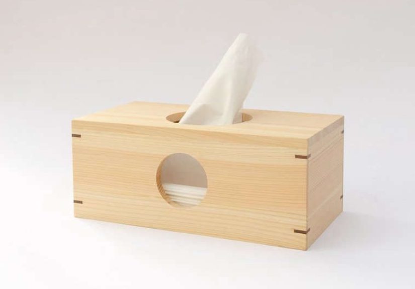 Hinoki Moon Tissue Box