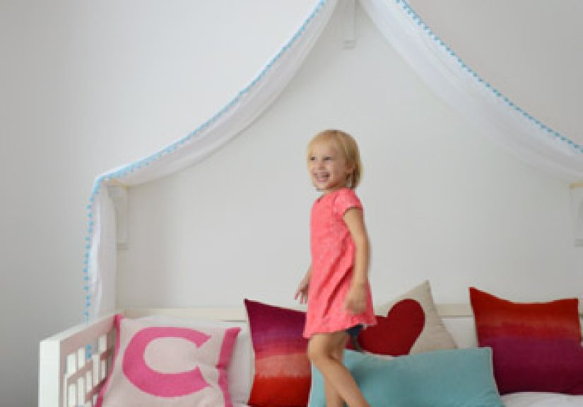 How To Make A Fabric Bed Canopy