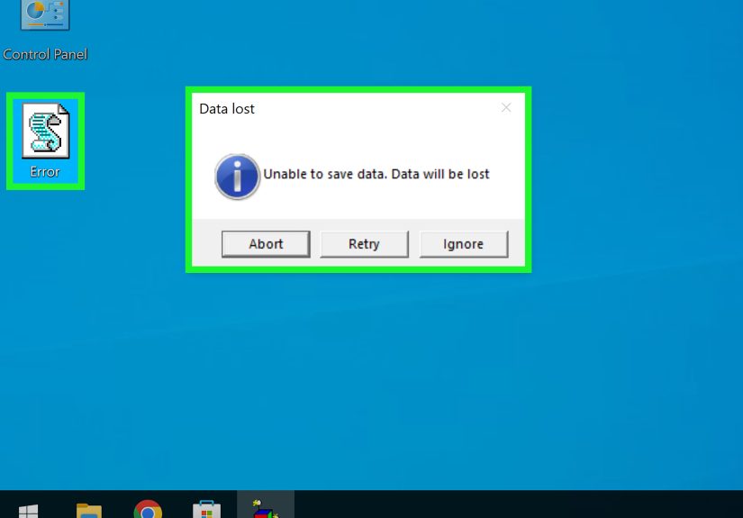 How to Make a Fake Error Message in Windows