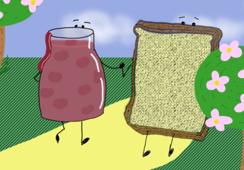 I Illustrated A Love Story Between Toast And Jam (11 Images)