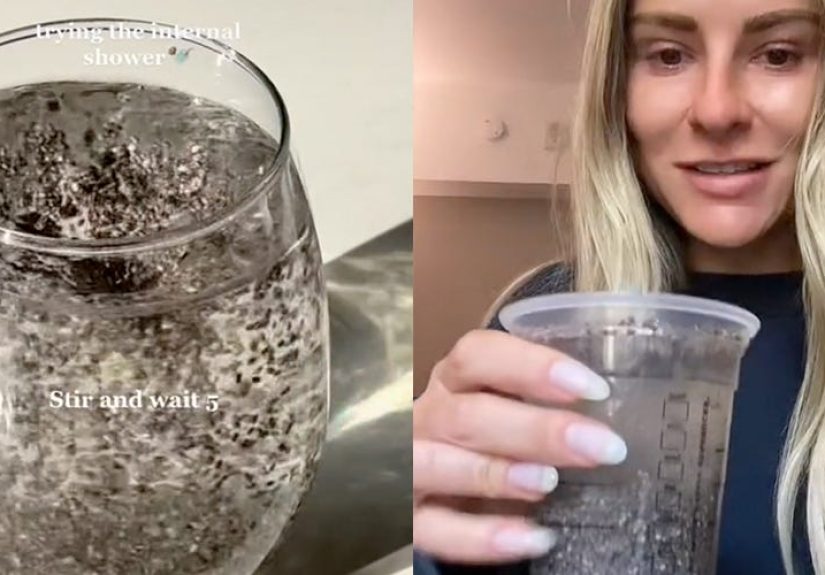 'Internal Shower' Drink on TikTok: How to Safely Drink Chia Seed Water