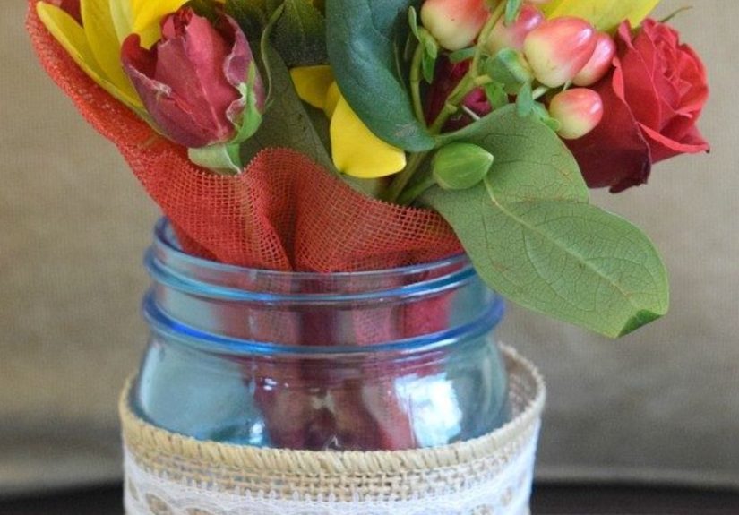 Mason Jar Bouquet
