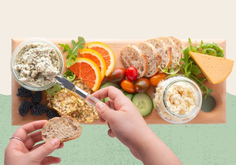 No-Cook Meal Ideas: Asian Noodle Bowl, Avocado Tacos, Green Goddess Sandwich, and Charcuterie Board