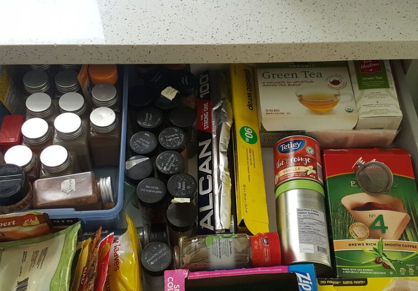 Organize Your Spice Drawer With This DIY