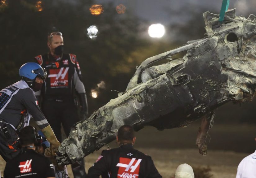 Romain Grosjean’s Burnt Formula 1 Car Will Go on Display