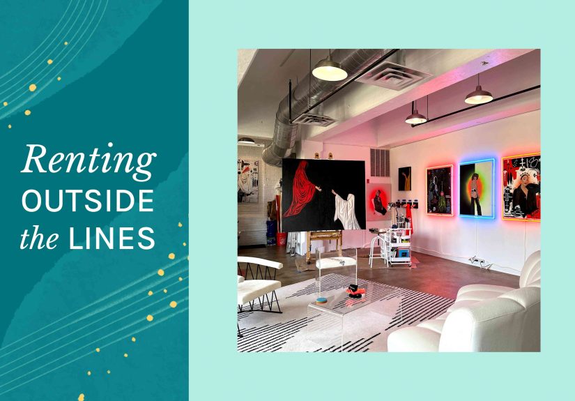 This Studio Apartment Combines Work and Play With Lots of Color