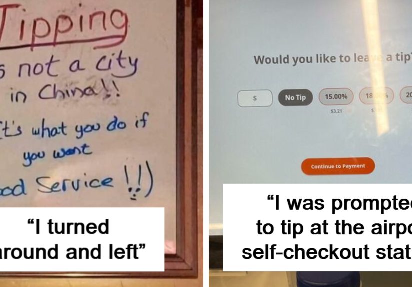 “Tip Screen At A Funeral Home?”: 45 Times Tipping Culture Got Completely Out Of Control