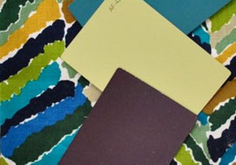 Using A Cloth Napkin For Color Scheme Inspiration