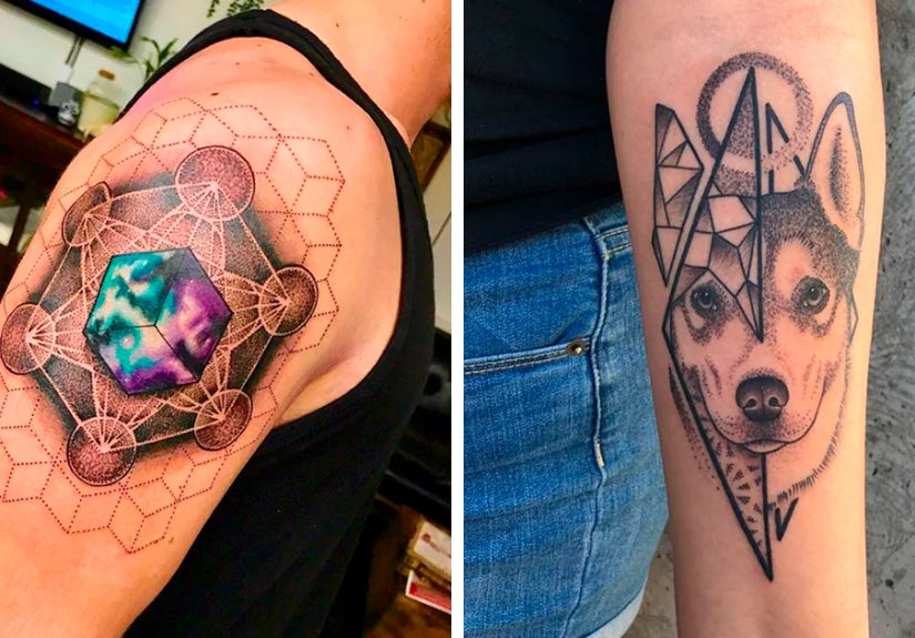 98 Geometric Tattoos And Ideas If You Keep Circling Around What Tattoo To Get Next