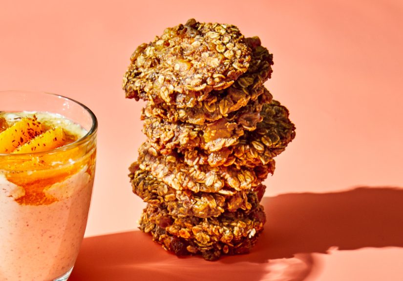 Almond Butter, Fruit, and Oat Breakfast Cookies Recipe