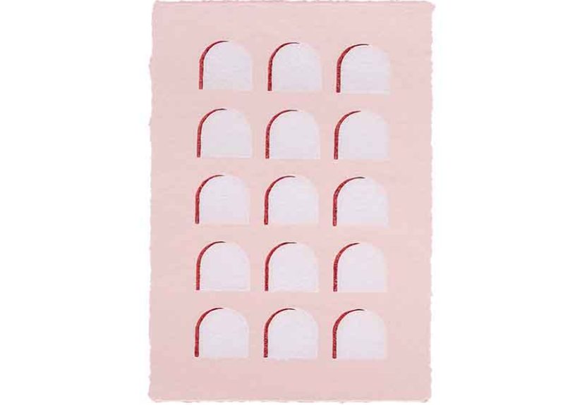 Arches Woodblock Print