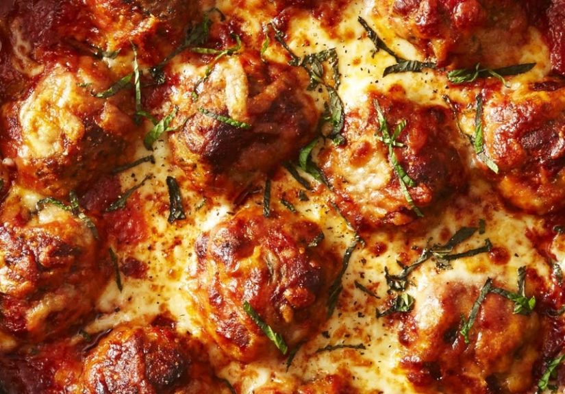 Best Doubly Cheesy Meatball Bake Recipe - How to Make Doubly Cheesy Meatball Bake