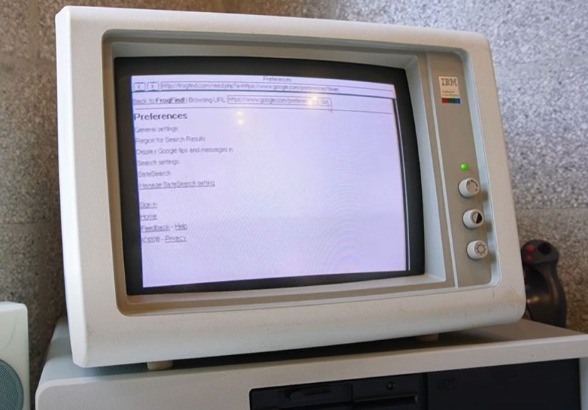 Browsing The WWW On A 1980s IBM PC Using MicroWeb