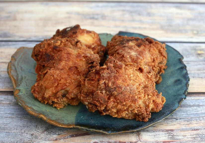 Crispy Oven-Fried Chicken Thighs or Legs Recipe