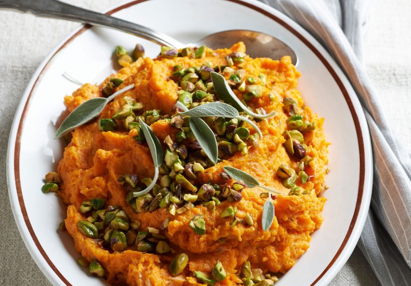 Goat Cheese Mashed Sweet Potatoes Recipe