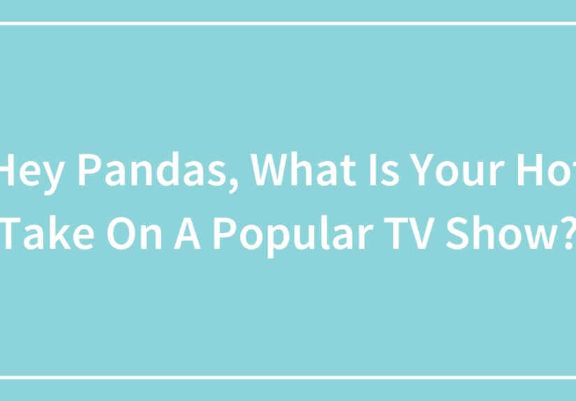 Hey Pandas, What Is Your Hot Take On A Popular TV Show? (Closed)