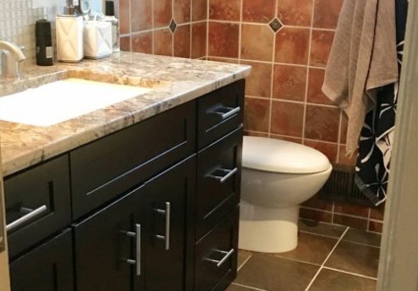 How I Painted My Bathroom Cabinets (with Video Tutorial)