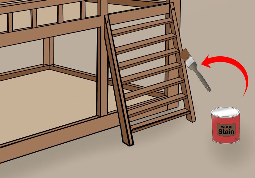 How to Build Bunk Bed Stairs