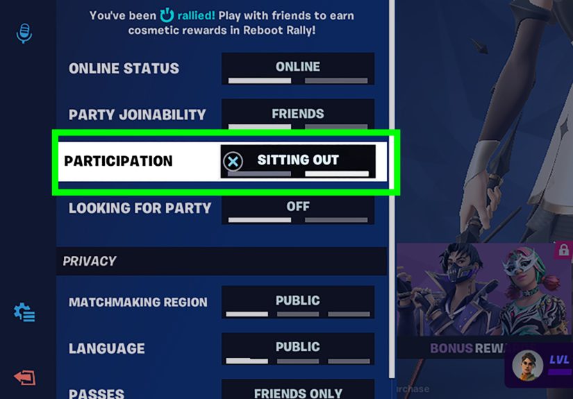 How to Sit Out in a Fortnite Lobby: 4 Simple Steps