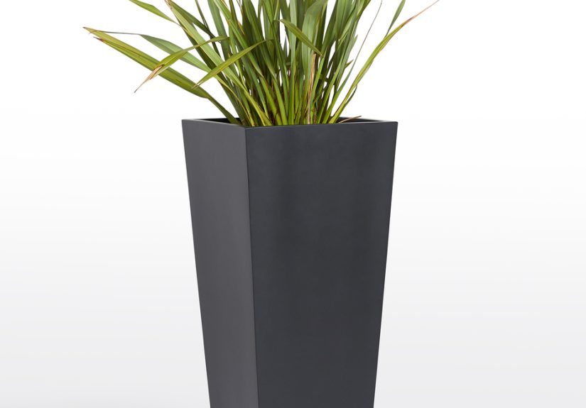Modern Fiberstone Tapered Planter