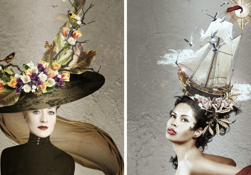 Spring Has Sprung And So Has These Fabulous Fantasy Hat Designs, Created And Chosen From 100’s Of Flower Images Taken This Spring