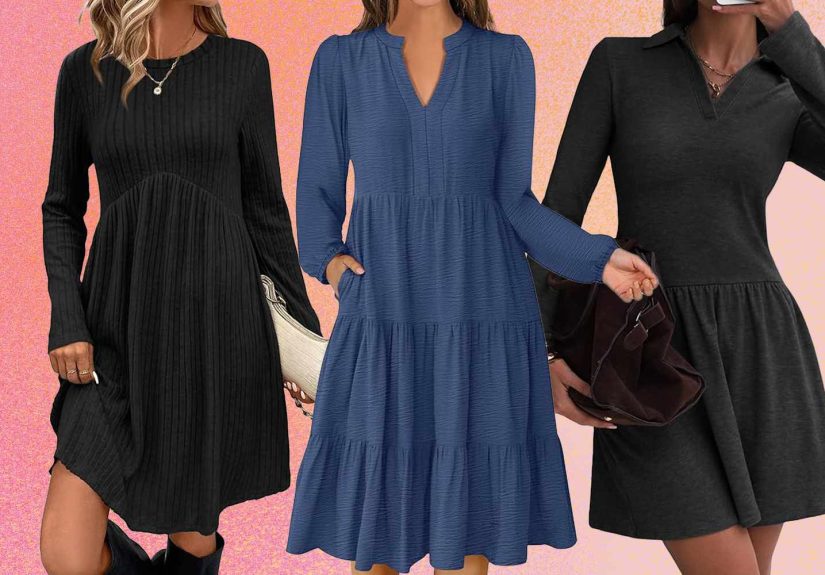 These Wrinkle-Free Fall Dresses at Amazon Start at $10