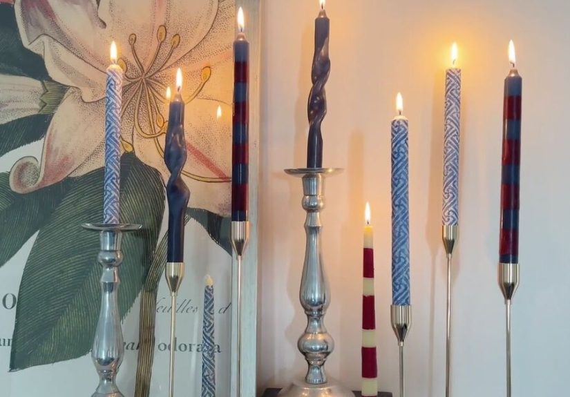 3 Quick and Easy Decorative Taper Candles Projects