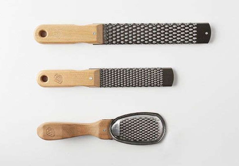 Bianchi Wood Handle Grater