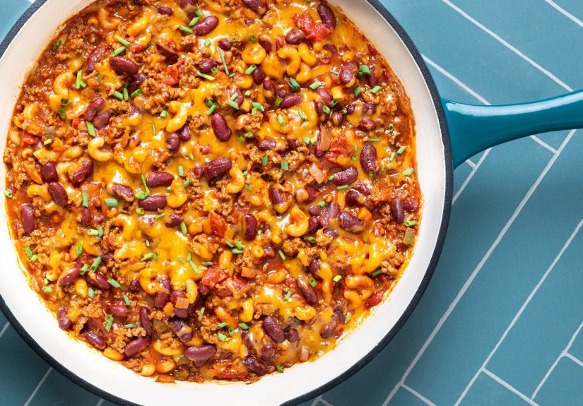 Chili-Pasta Skillet Recipe