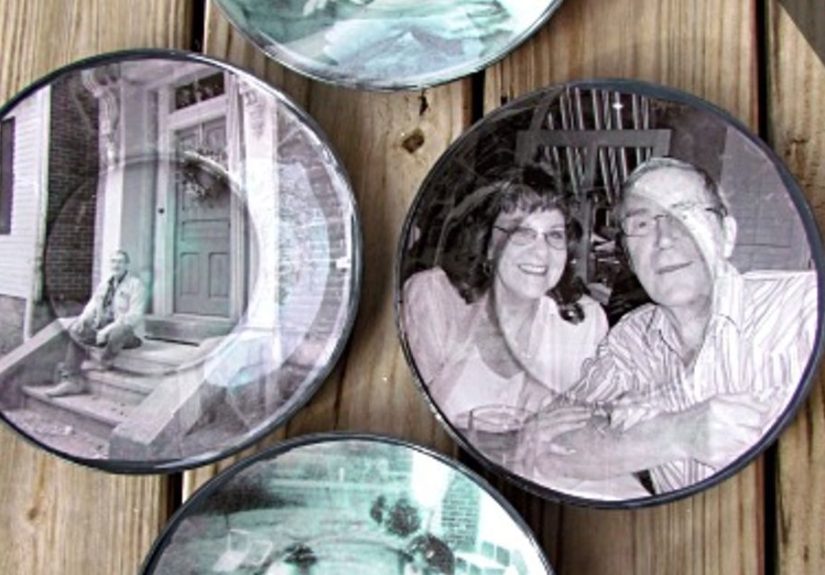 DIY Photo Plate Wall Art