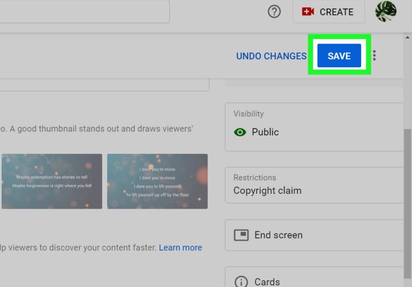 How to Add a Thumbnail to a Video on YouTube