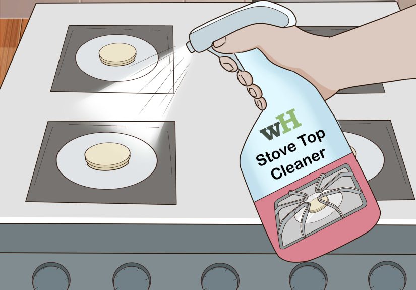 How to Clean a Black Stove Top