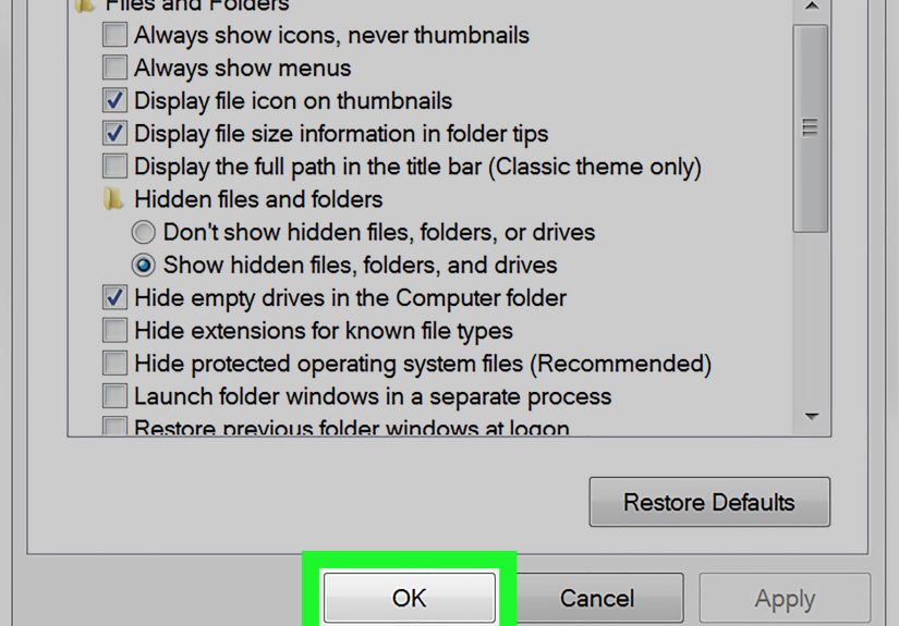 How to Unhide Folders in Windows 7: 9 Steps