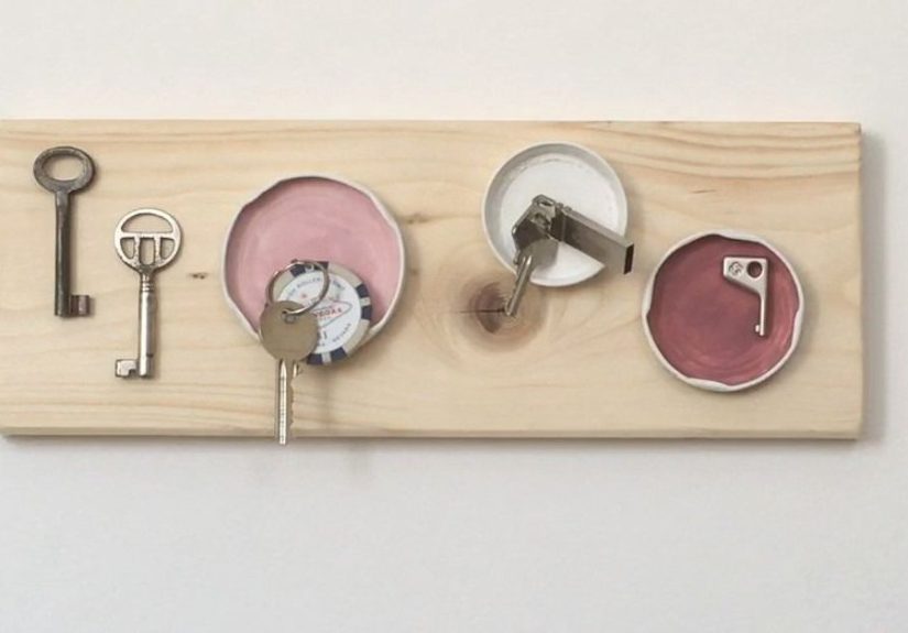 Jar Lid Magnet Key Holder