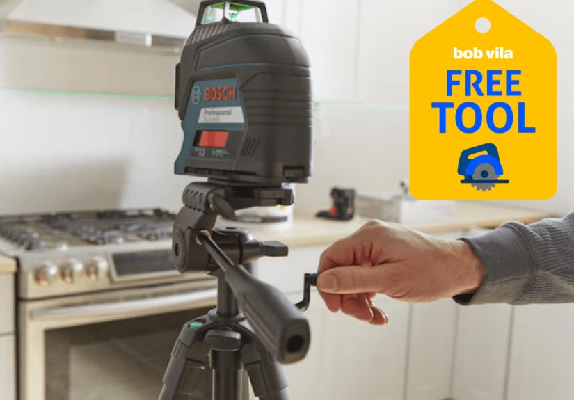 Lowe's Drops Bosch 40-ft Laser Level 54% Off With Free Tripod