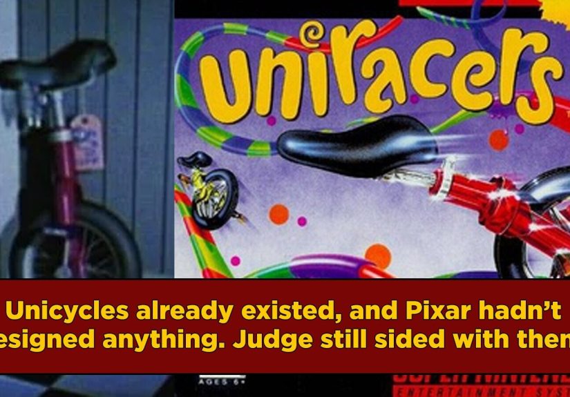 Pixar Went To Court To Prove They Invented “Unicycles”