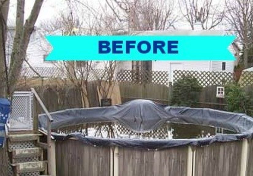 Pool Deck Makeover