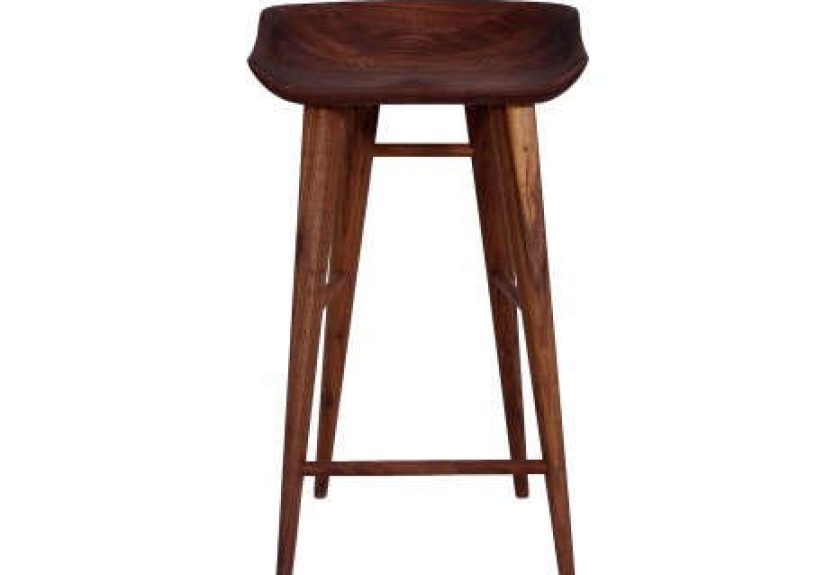 Solid American Walnut Counter Stool
